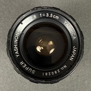 Yashica Super Yashinon-R 35mm f2.8 Lens Yashica Pentamatic lens mount